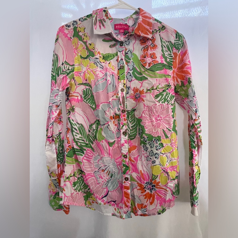 Lilly Pulitzer Target Button Up Shirt